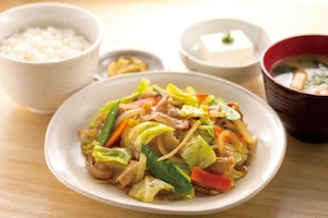 肉野菜炒め定食