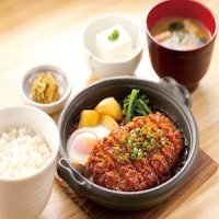 味噌かつ煮定食