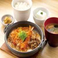 ミックスとじ定食