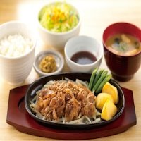 カルビ焼肉定食