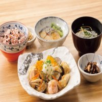 野菜ととり天のみぞれ煮定食