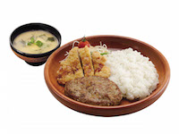 ハンバーグ&若鶏しょうゆ香り揚げ