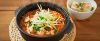 トムヤムクンのフォー(ごまドレ豆腐サラダつき)