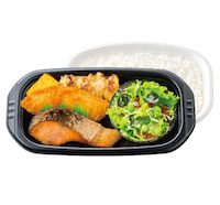 プラスべジしゃけ塩焼き弁当