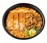 牛とじロースかつ丼