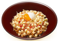 クリームチーズアラビアータ牛丼WトマチーおんたまMix