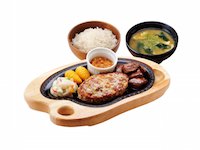 ハンバーグ&コロコロステーキセット