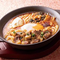 特製 旨辛牛肉チゲ(半玉うどん入り)