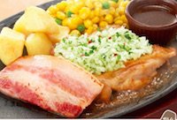 パンチェッタと若鶏のグリル