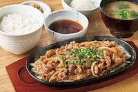 特和風おろし焼肉定食