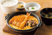 ミックスとじ定食
