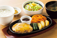 4種のチーズハンバーグ定食
