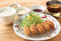 かきフライ定食