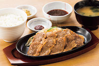 漬け込み特カルビ焼肉定食